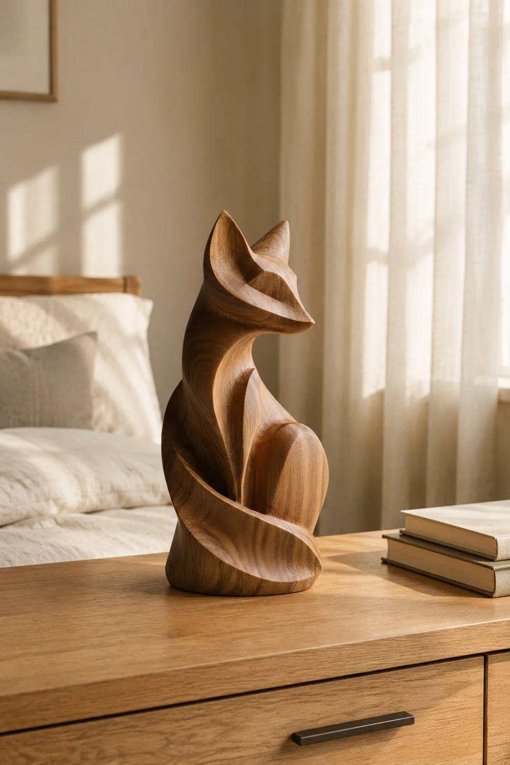 Fox Wood Sculpture #WA265