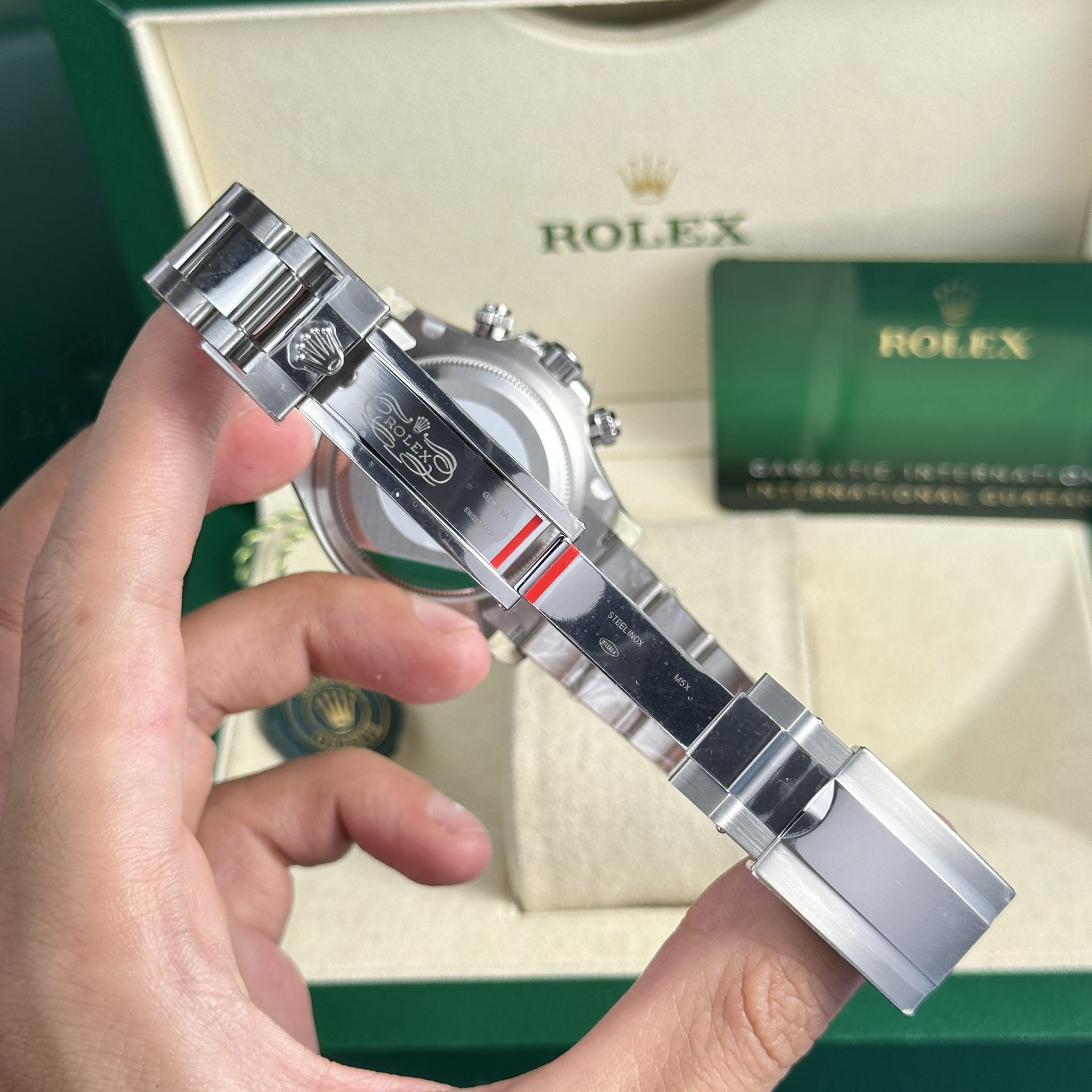 Rolex Daytona 126500LN Godzilla 904L Steel Black Dial 40mm Oyster Super Clone