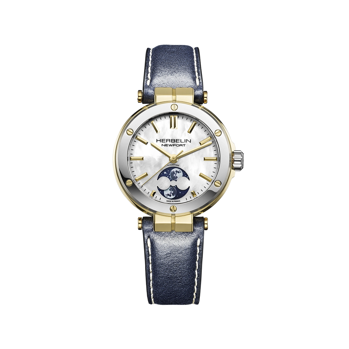 NEWPORT – AUTOMATIQUE LADY PHASES DE LUNE – NACRE