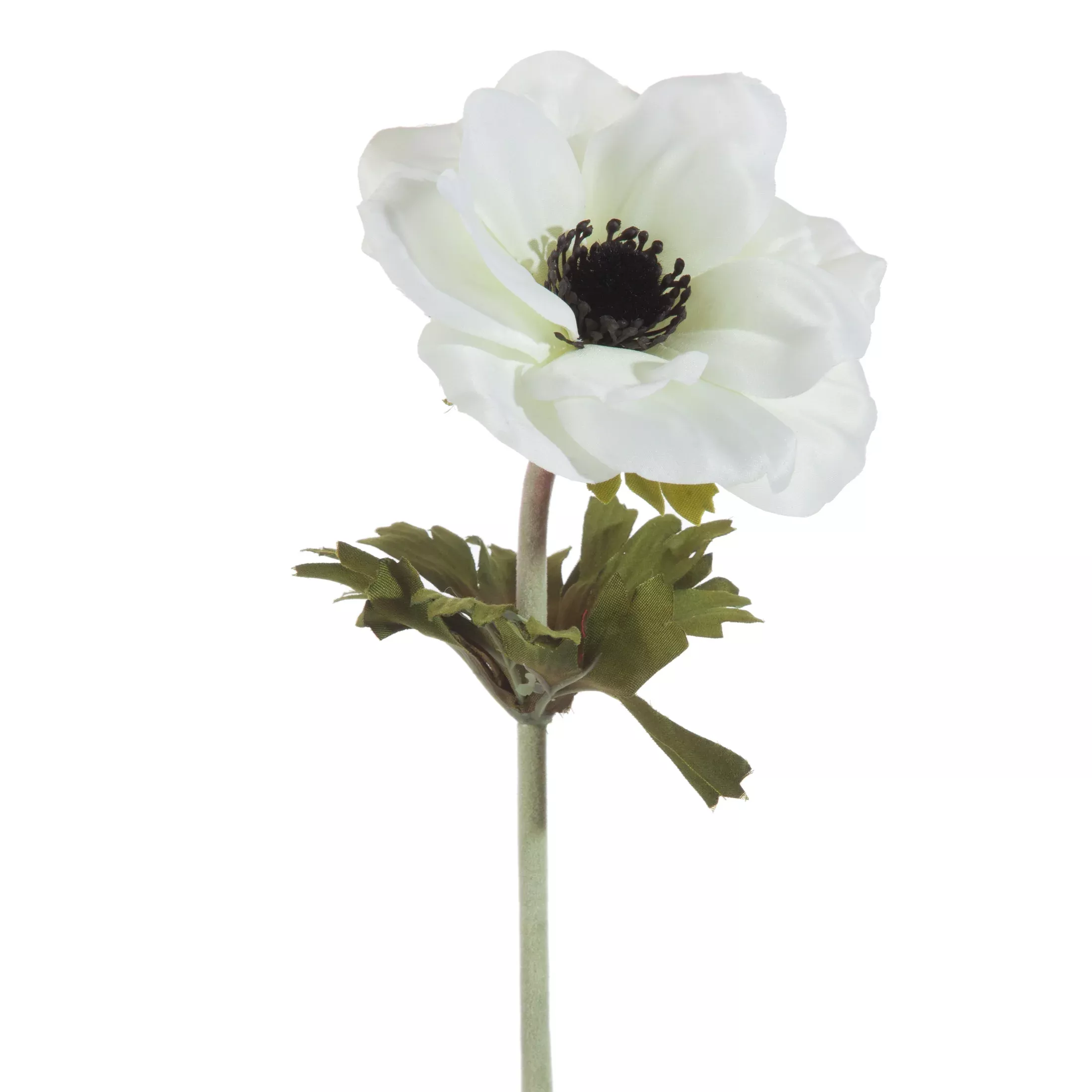 Kwiat sztuczny biały 53 cm