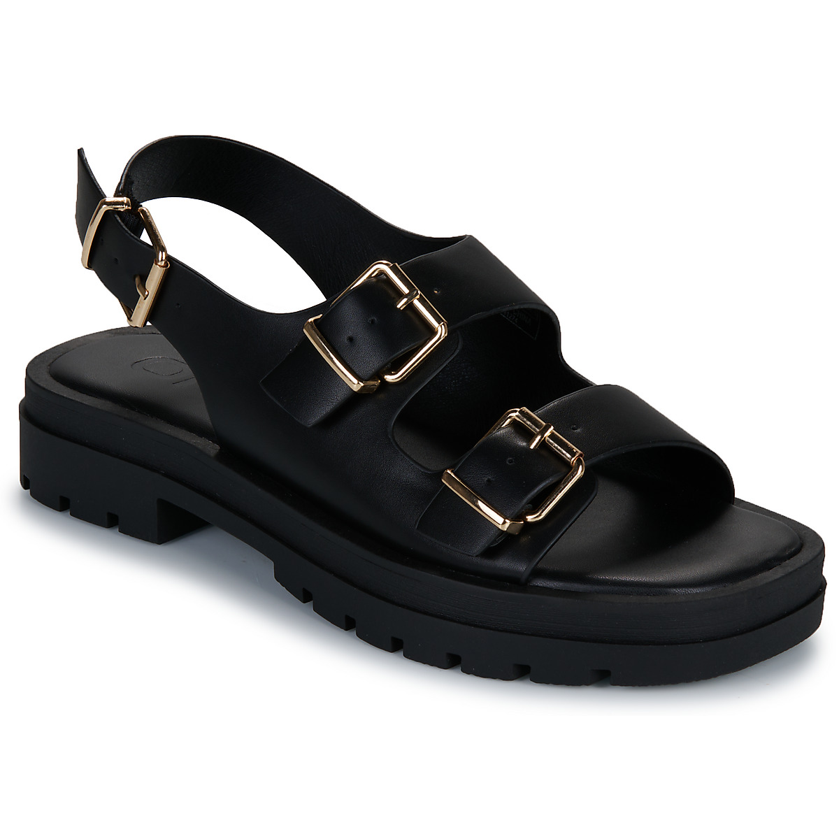 Only - ONLMELODY-2 BUCKLE SANDAL - Black