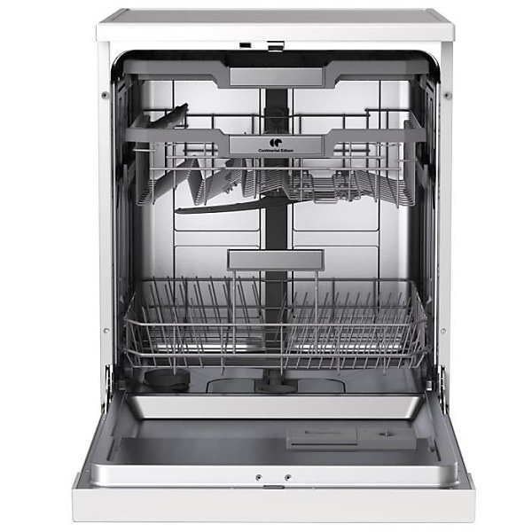 Lave-vaisselle pose-libre - CONTINENTAL EDISON - CELV1544IWP - 15 couverts - Inverter - 60 cm - 42 dB - Blanc