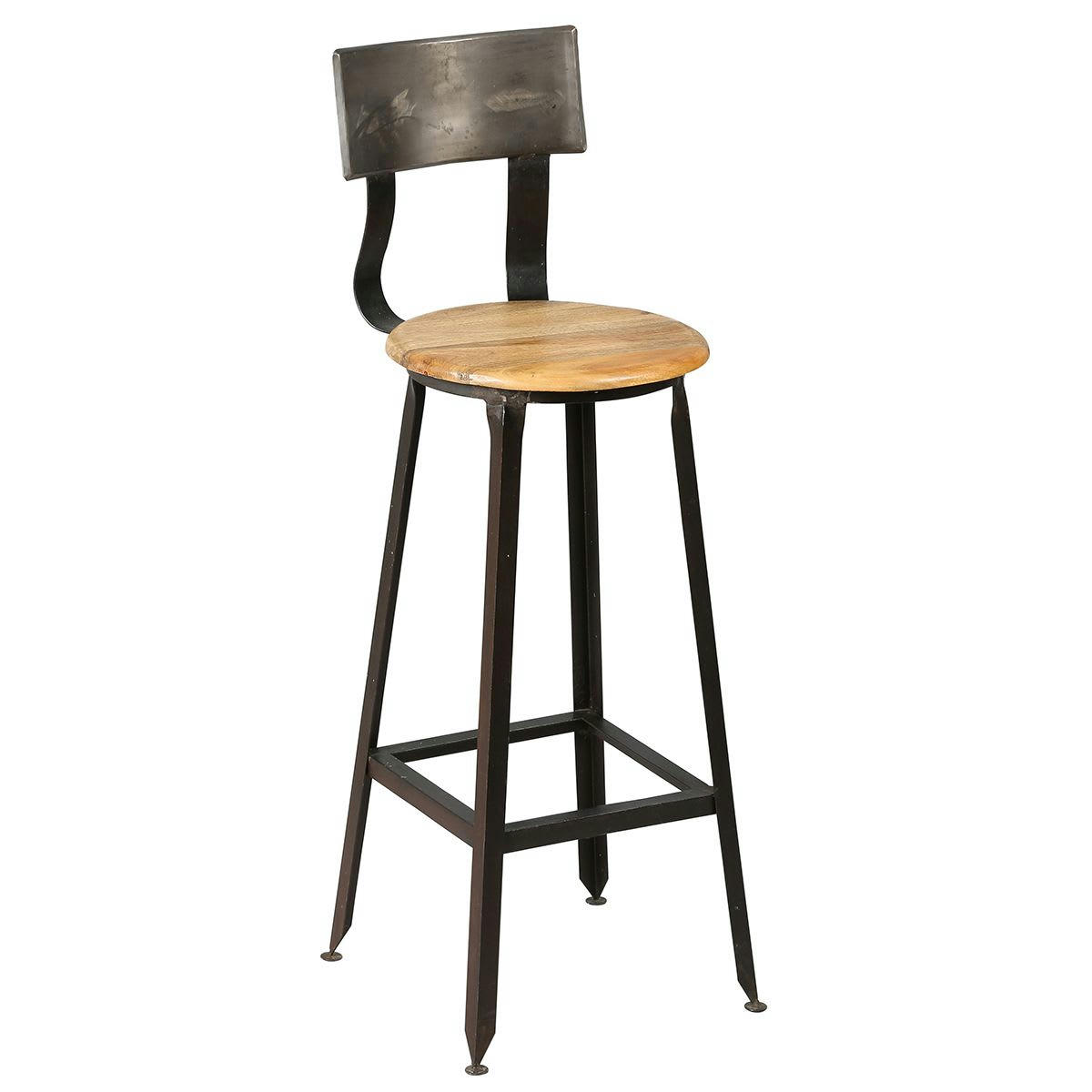 INDUS - Tabouret  de bar industriel h75