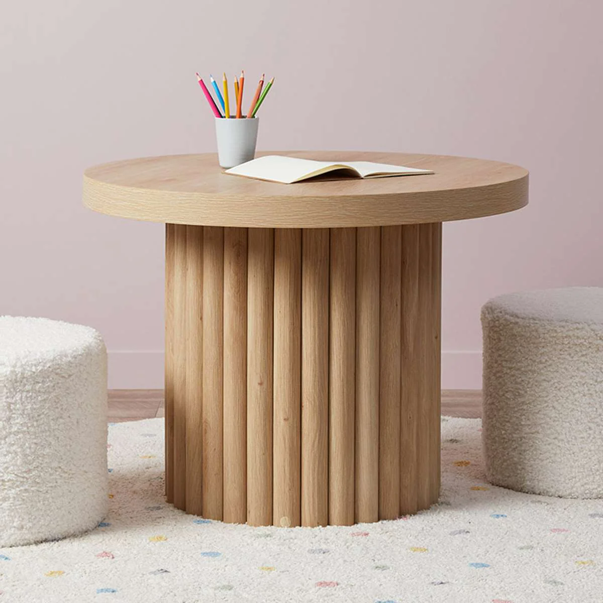 Mini Roo Ribbed Play Table