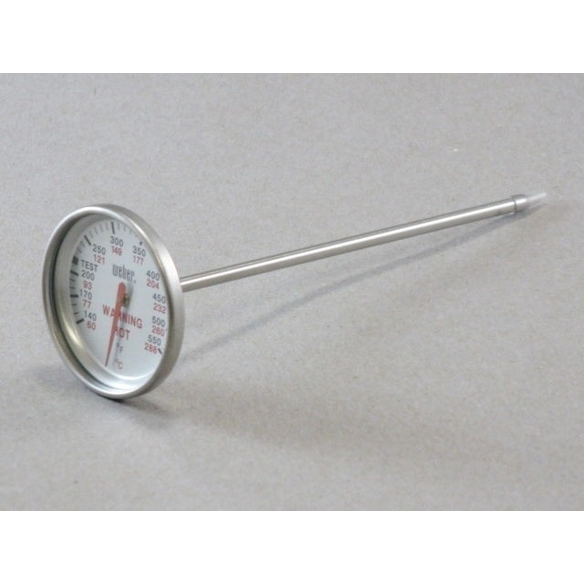 Thermomètre long barbecue gaz Weber (boutons tablette)