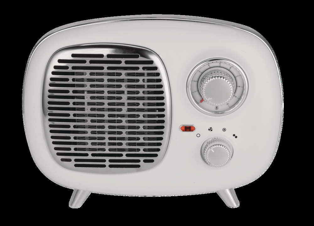 For Living Vintage Desk Portable Space Heater w/2 Settings, 1500W