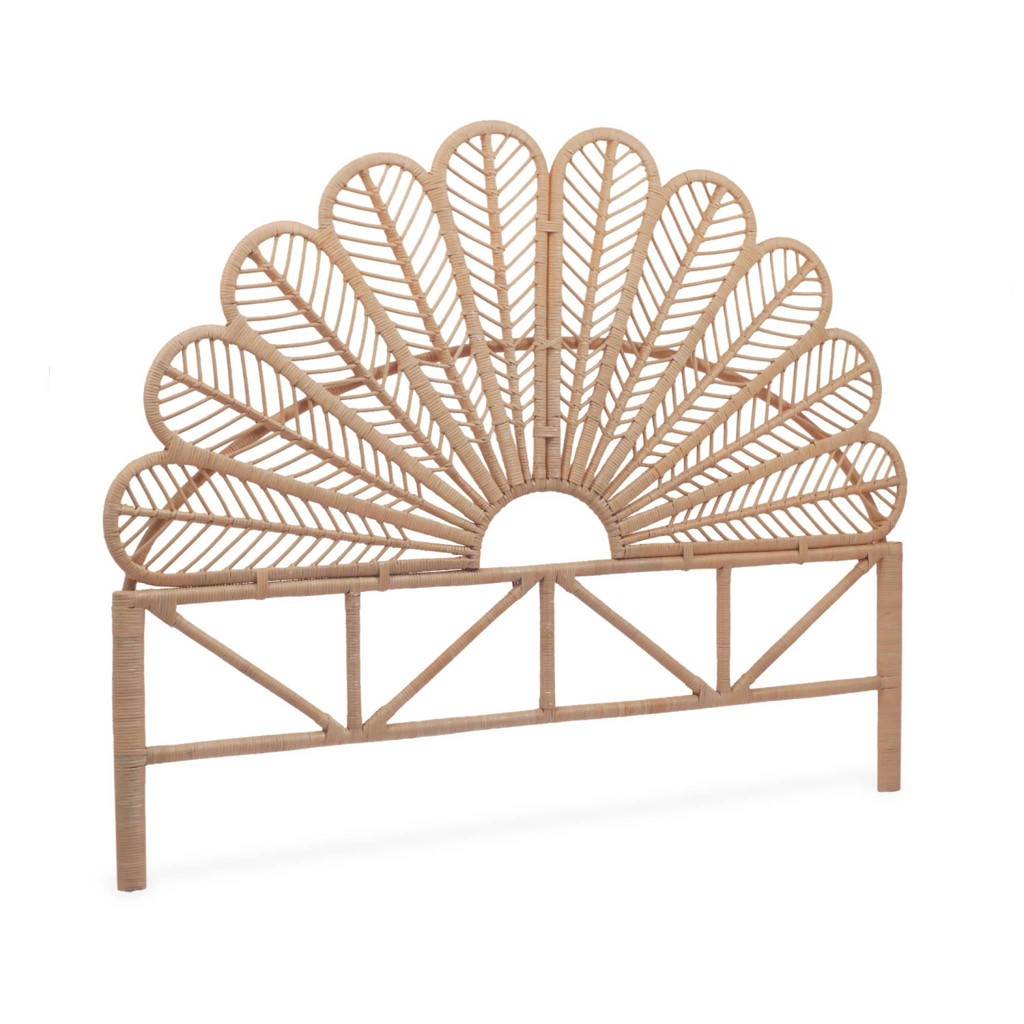 ANGGUN - Tête de lit en rotin naturel