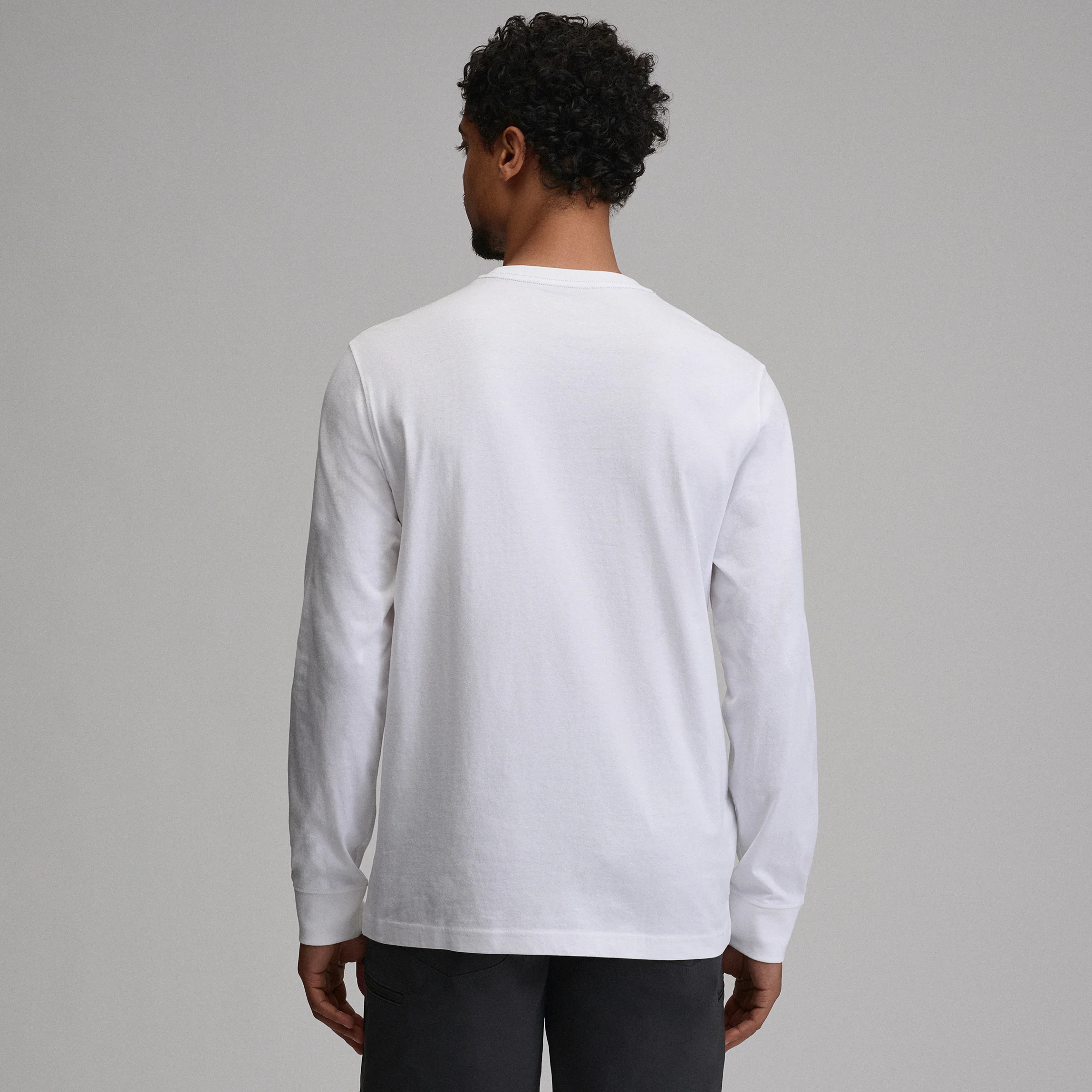 Men's Legend Wash 100% Cotton Long-Sleeve Classic T-Shirt
