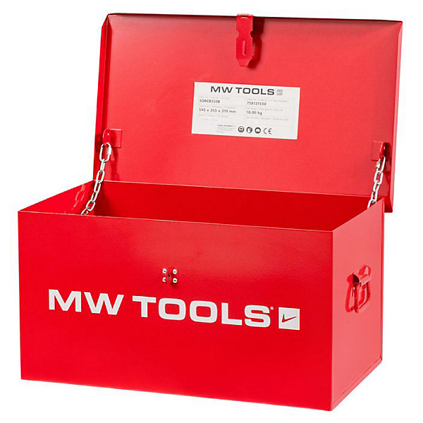 Coffre de chantier - SORI - CR550B - 550x300x300mm - Acier - Rouge