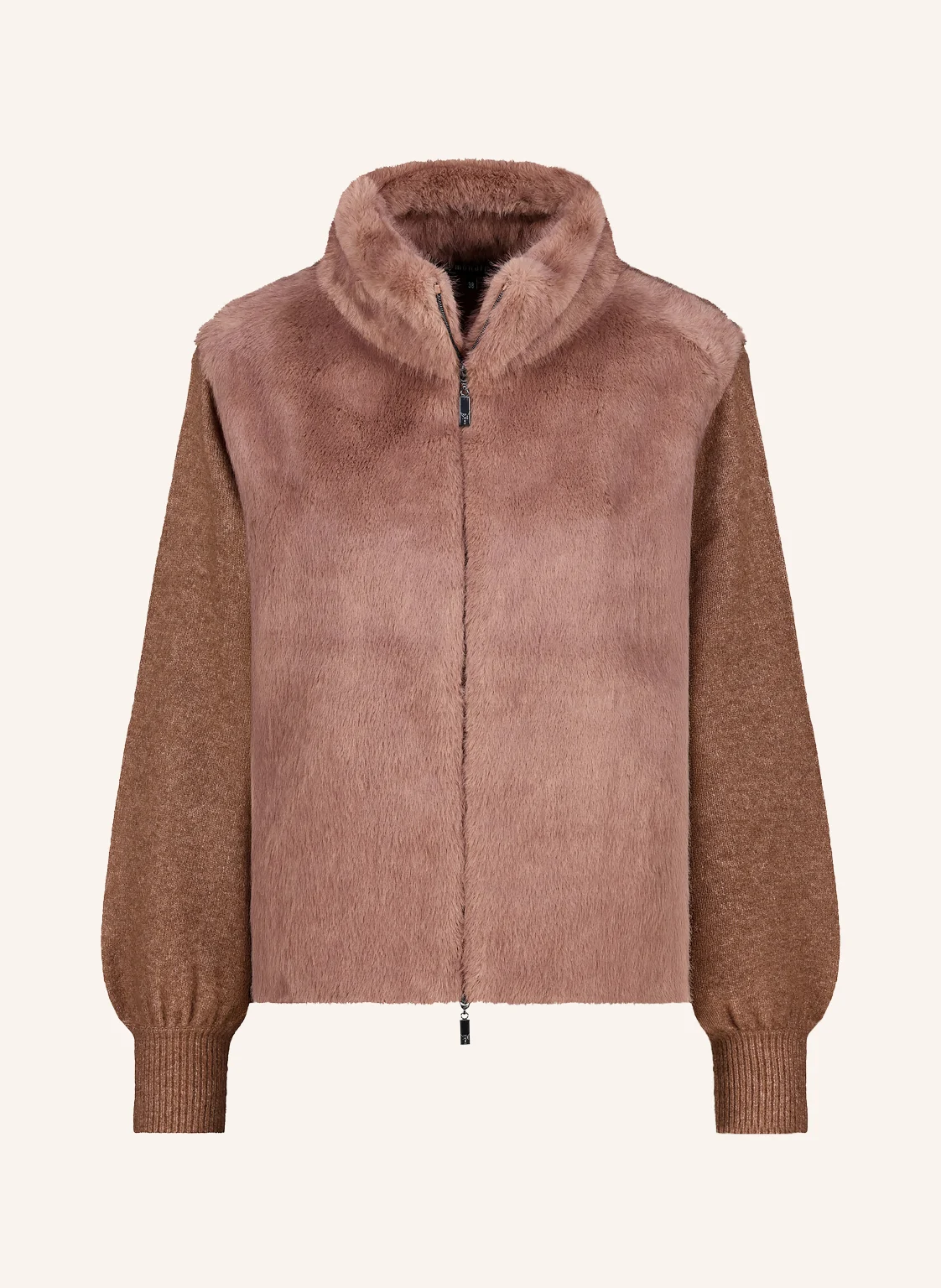 monari Strickjacke mit Kunstfell