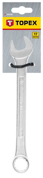 Klucz płasko-oczkowy 6 x 100mm TOPEX 35D380