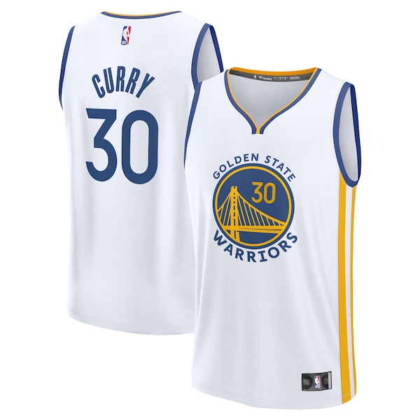 Stephen Curry Golden State Warriors  Youth Fast Break Replica Player Jersey - Association Edition - White
