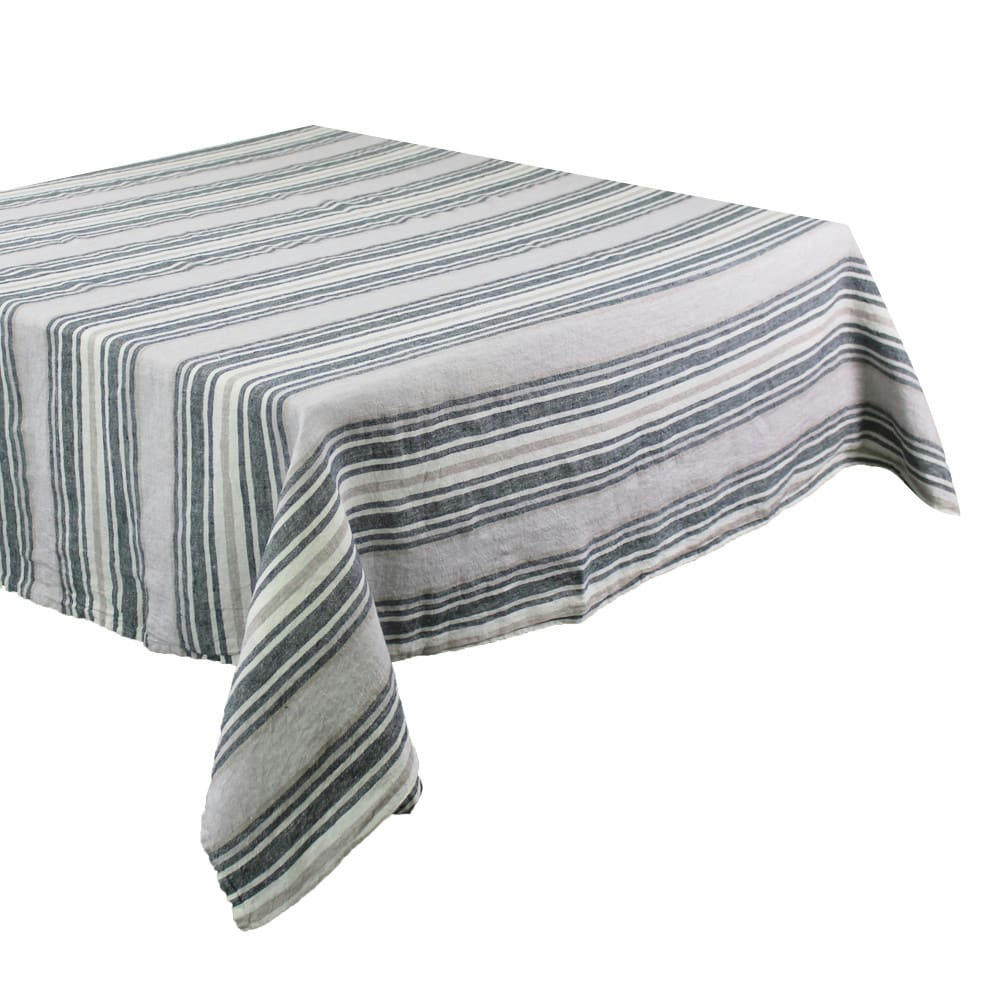 SOMBRILLA GRIS - Nappe carrée  pur lin gris 115x115 cm