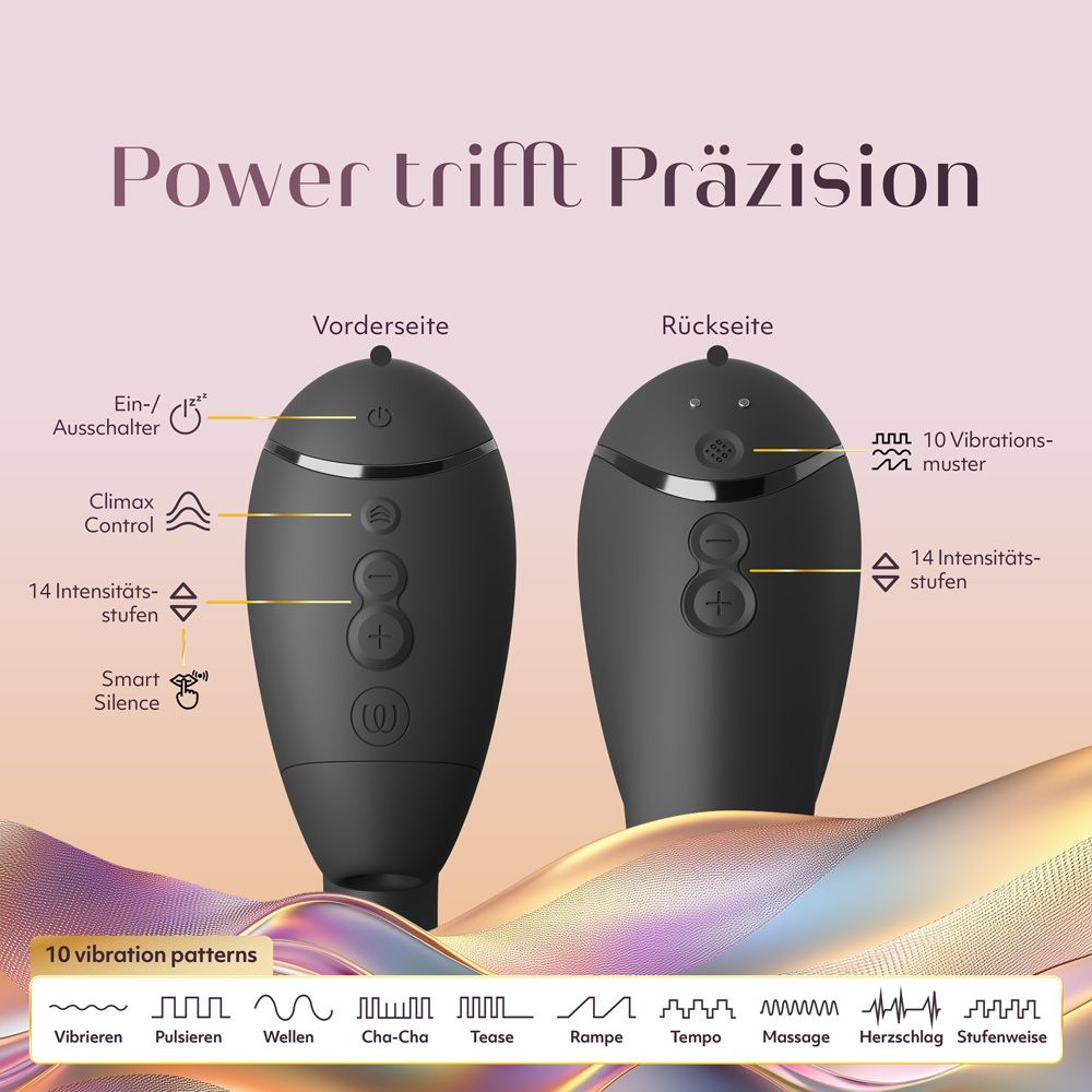 Next Duo - Klitoraler & G-Punkt Dual-Stimulator mit 3D Pleasure Air