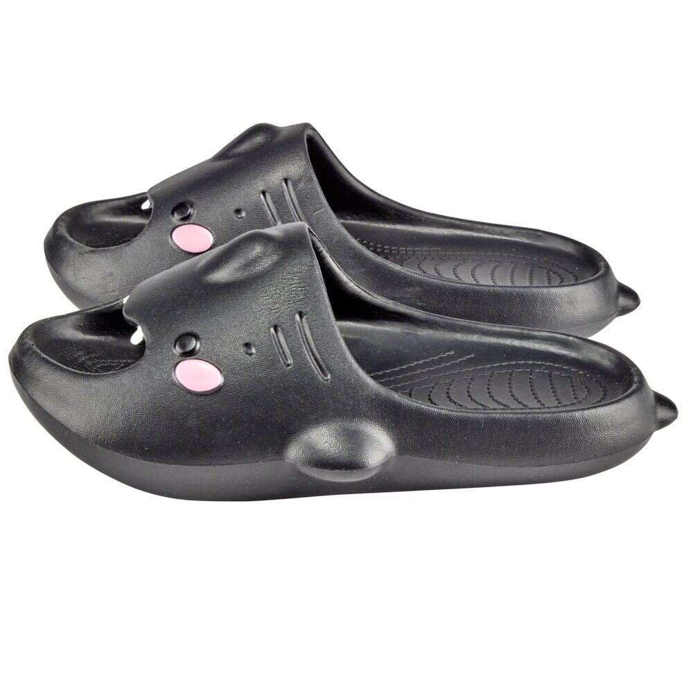 Claquettes raie manta noires 40/41