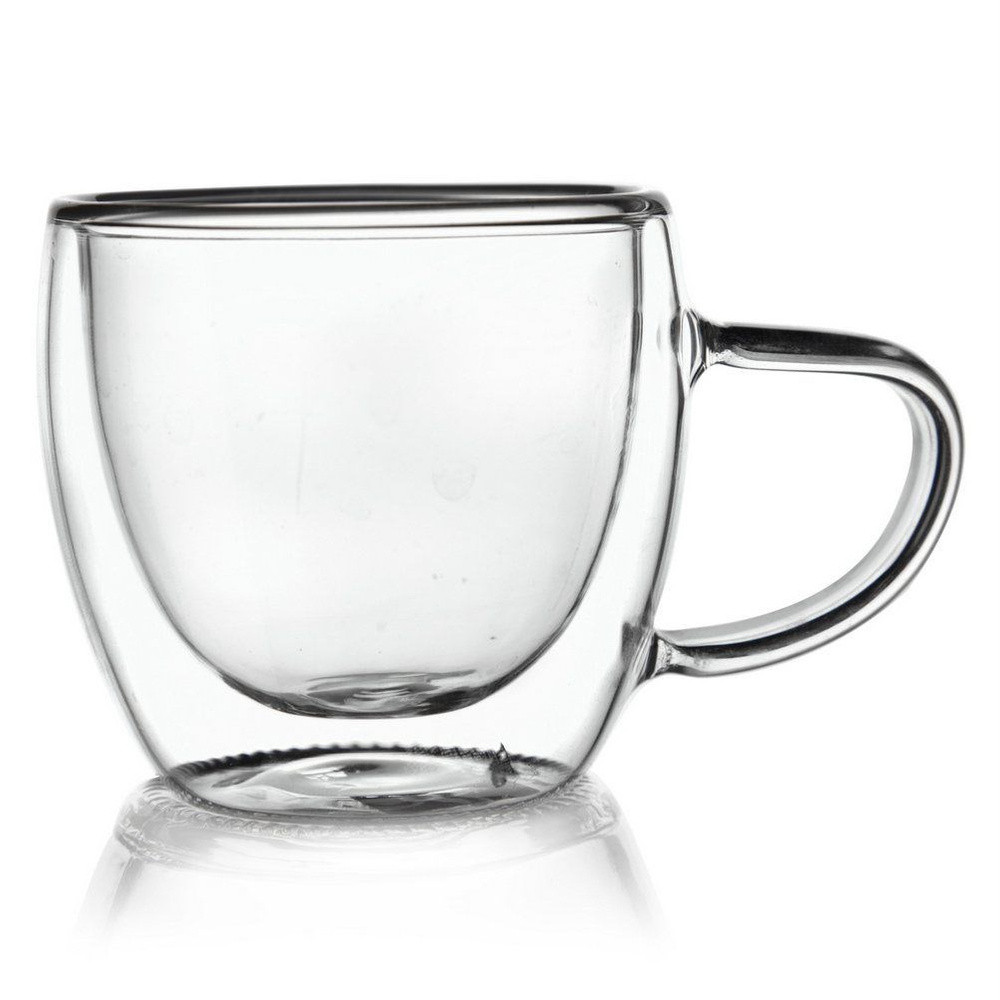 Szklanka termiczna z podwójną ścianką do espresso 100 ml