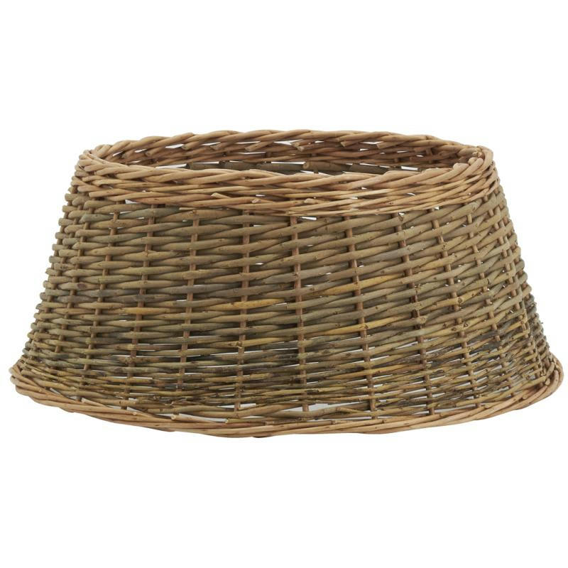 - Cache-pied de sapin en osier 2 tons