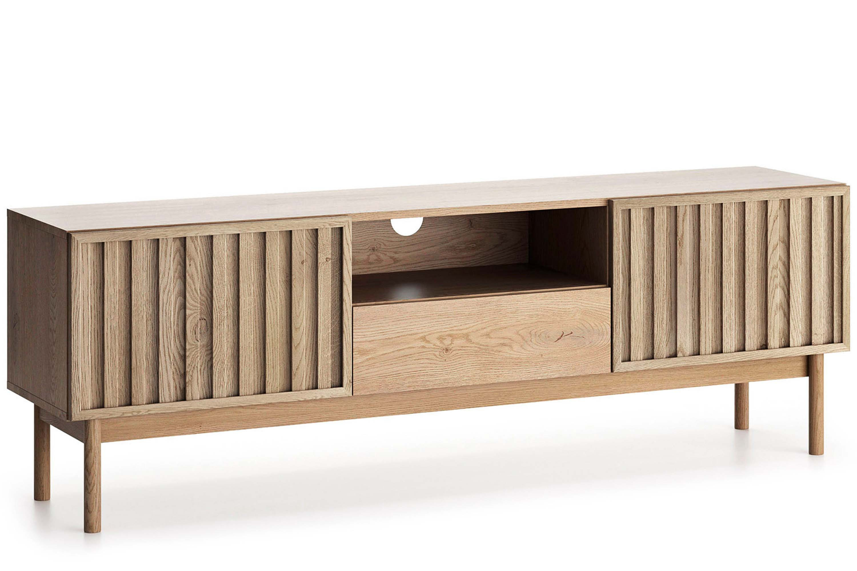 KONSIMO HARMA szafka RTV pod telewizor z systemem Push-to-Open w stylu loft