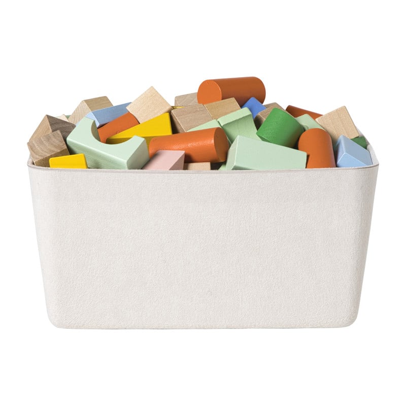 Mand vilt groot - wit - 14x29x23 cm