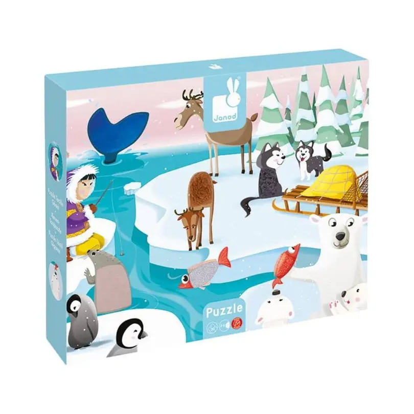 Puzzle 20-teilig Leben auf dem Eis