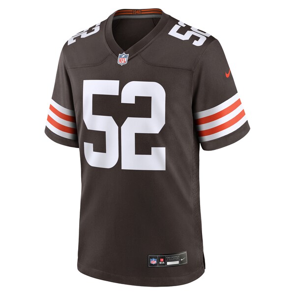 Elerson Smith Cleveland Browns Nike Team Game Jersey -  Brown