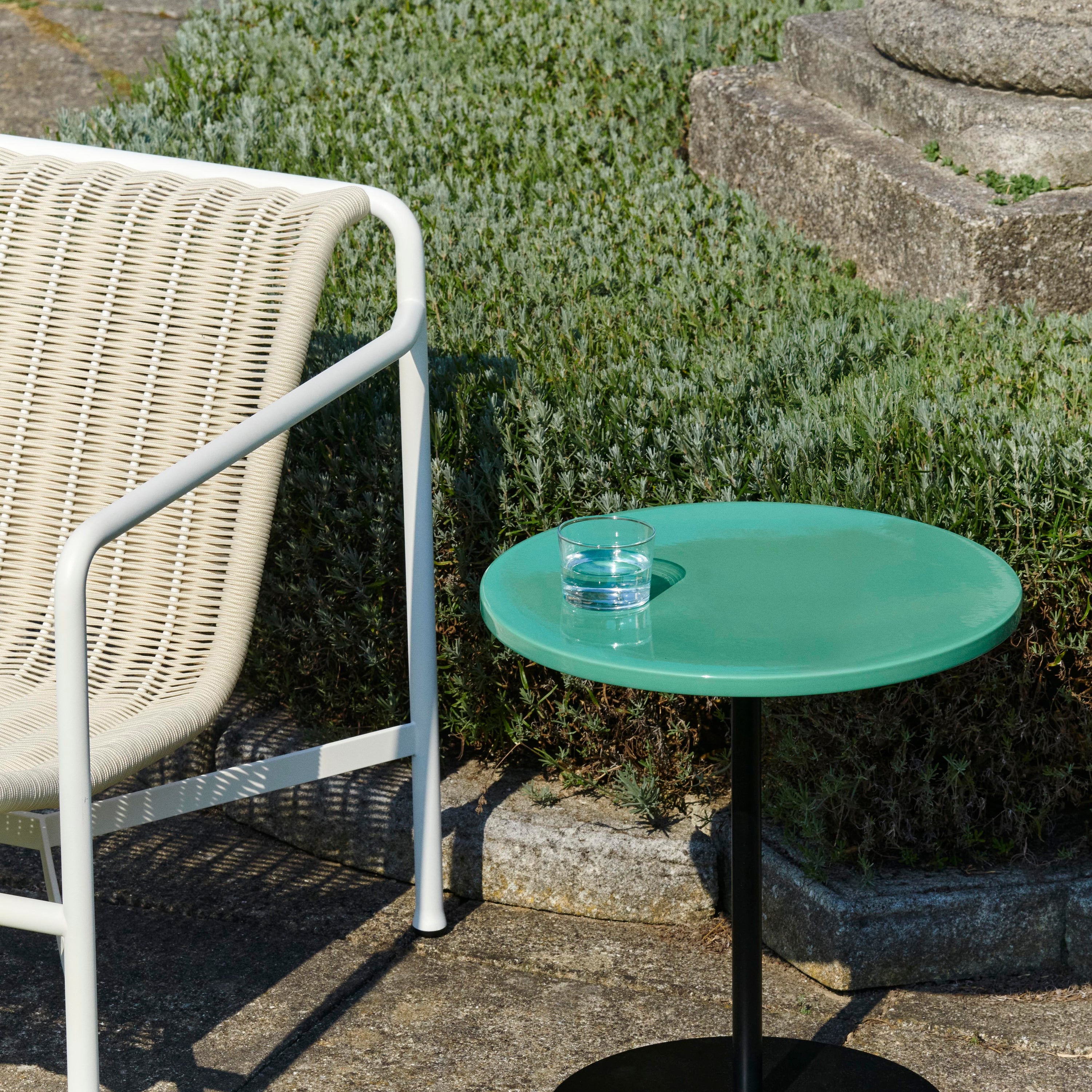 HAY Pyro Bijzettafel H 49 x Ø 45 cm - Soft Jade