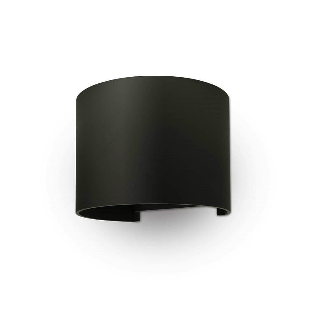 Kinkiet 756czarny LED 1x5W 700lm wym:10x14x11,5cm IP65 V-TAC
