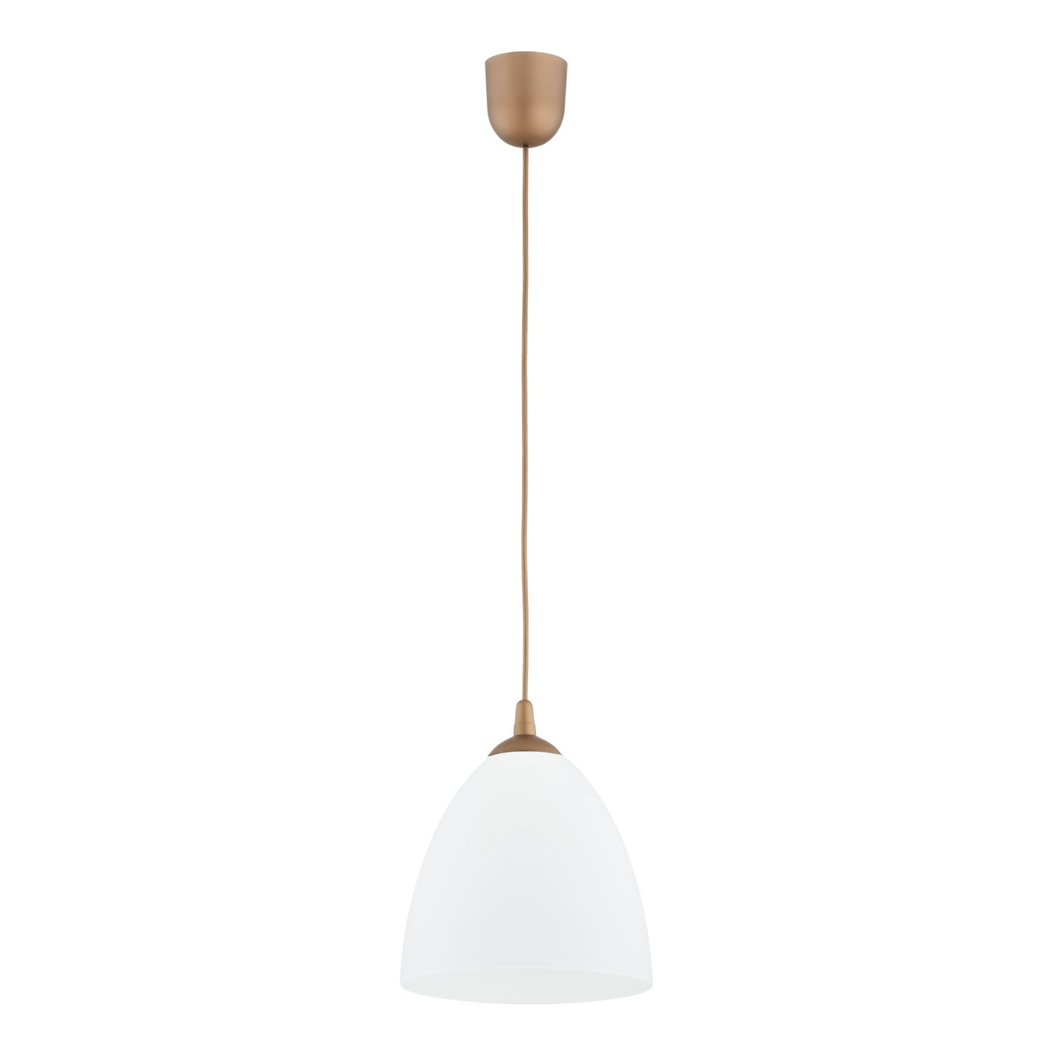 Lampa wisząca LERA klosz z tworzywa biała 1xE27x15W IP20 Alfa