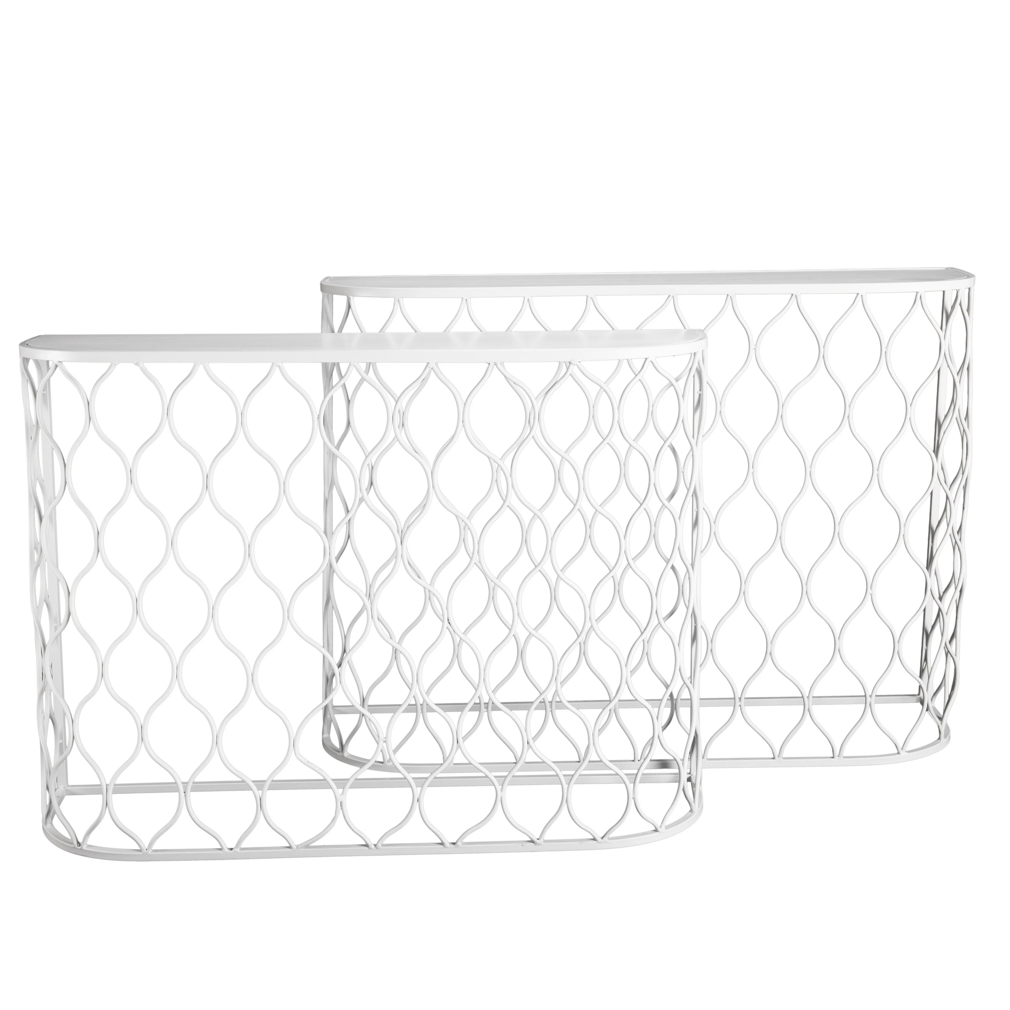 Set van 2 wandtafels Thelma