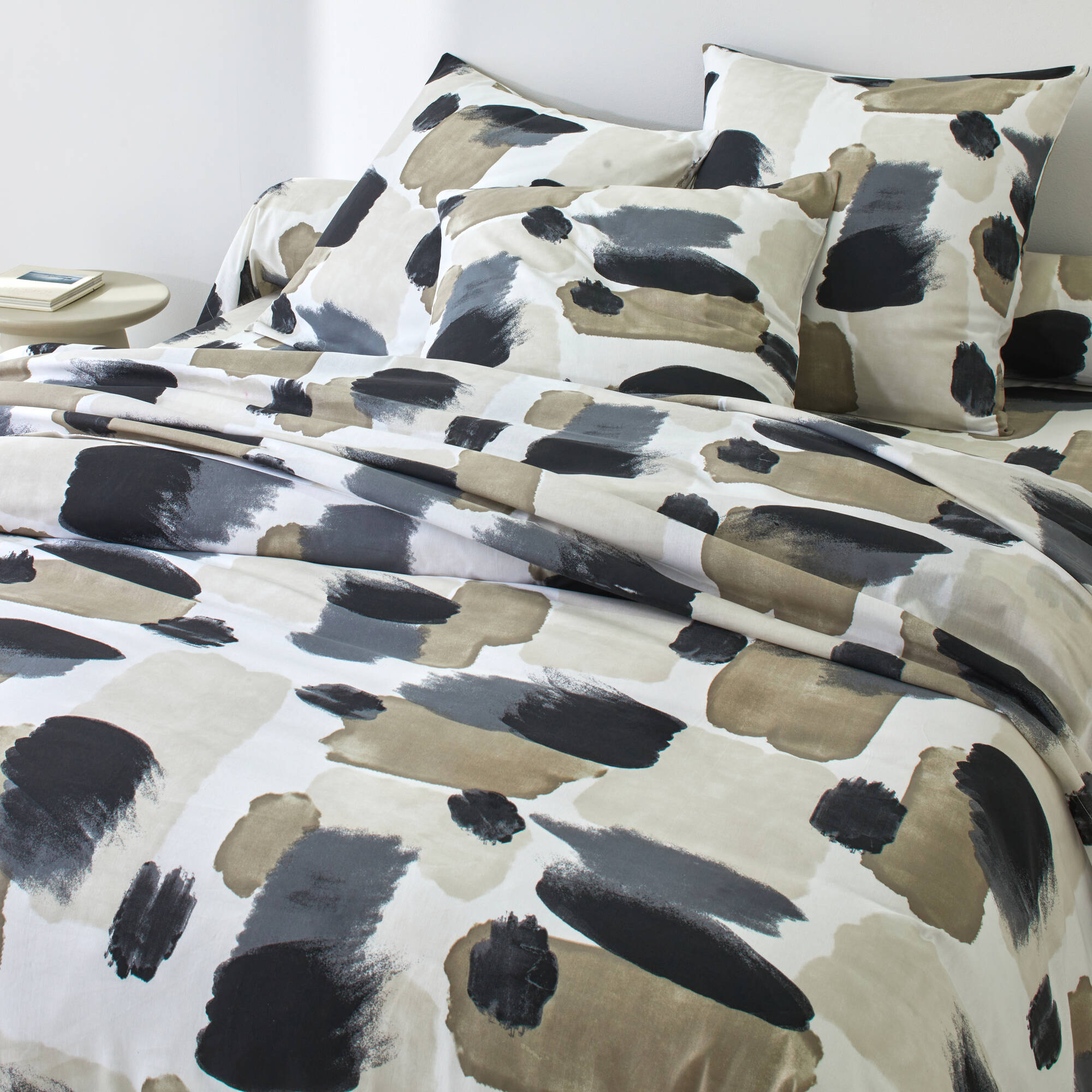 Linge de lit Ernest en coton imprimé
