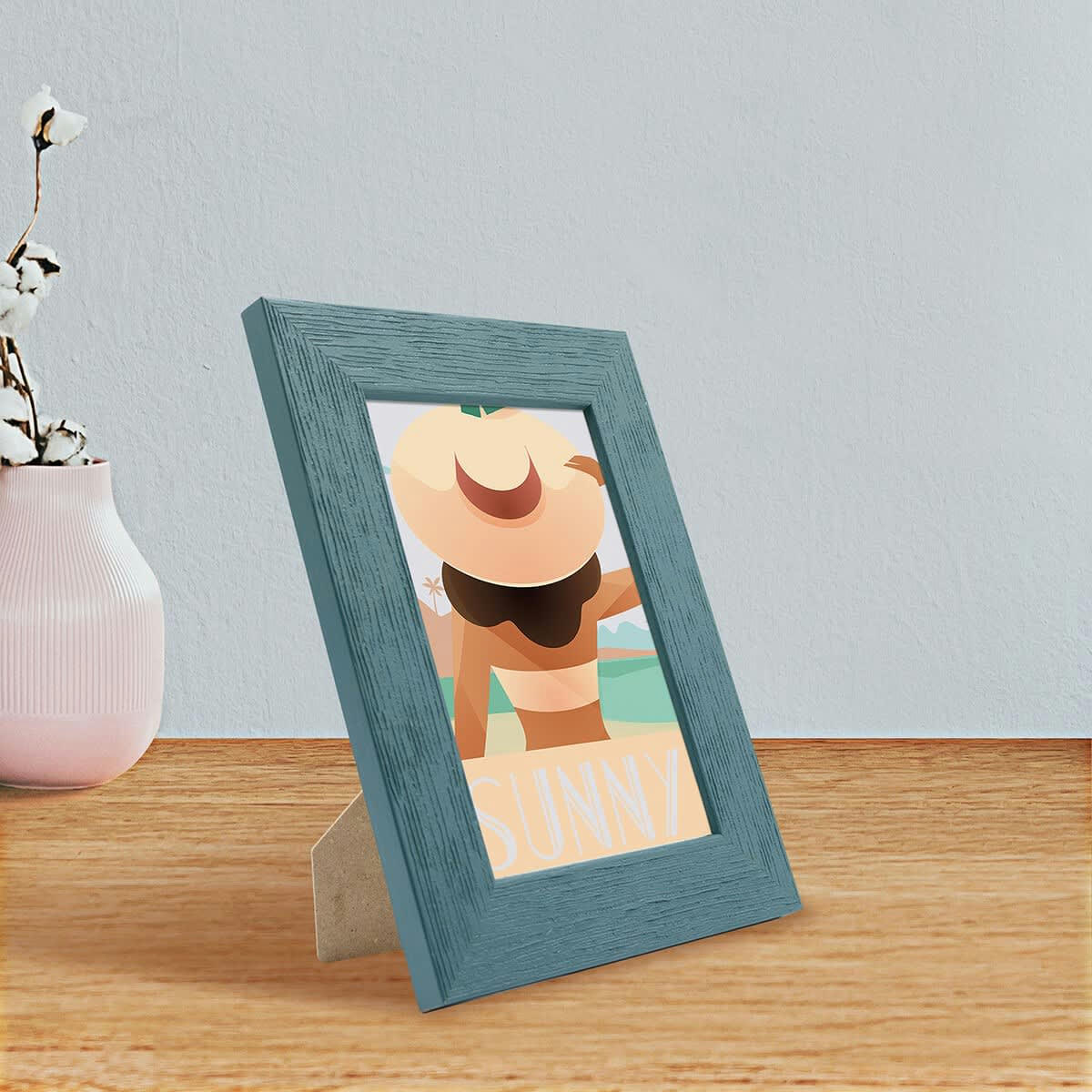 TUTTI FRUTTI - Cadre photo menthol 10x15 cm bois reconstitué fsc