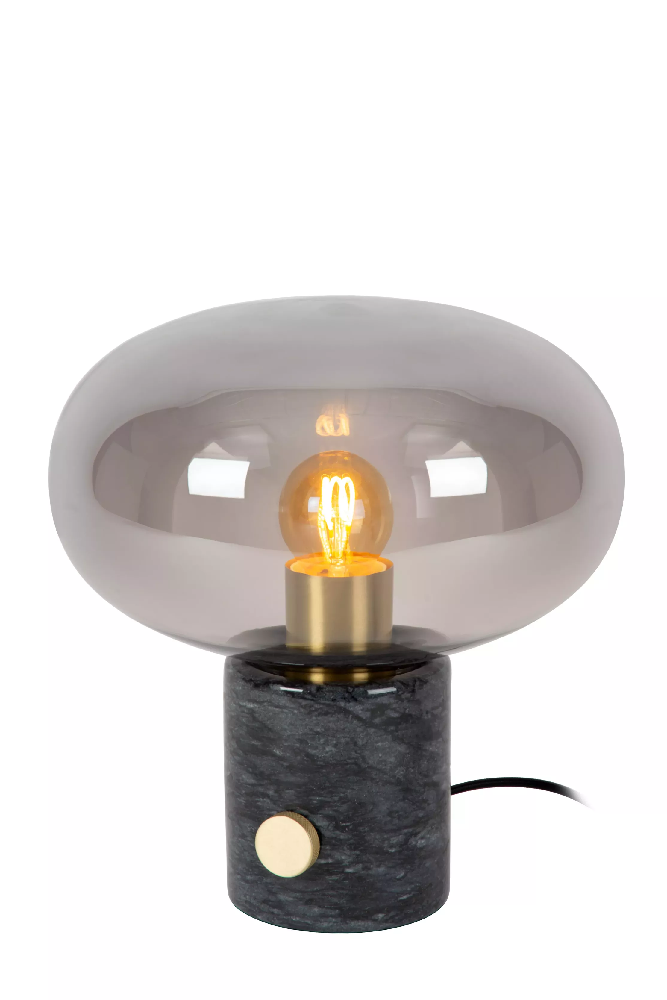 Lampa stołowaczarna-dymiona CHARLIZE 1xE27x40W wys:24cm Lucide