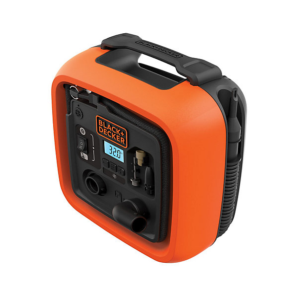 Gonfleur-compresseur filaire - 11 bars 160 PSI BLACK DECKER ASI400-XJ