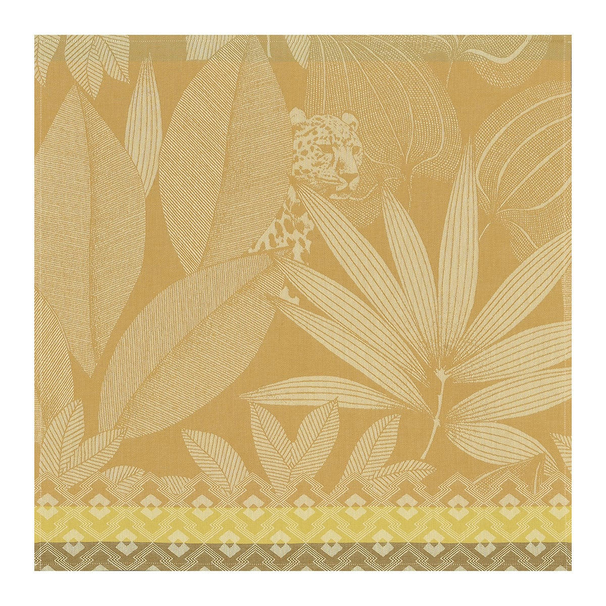 NATURE SAUVAGE - Serviette en coton panthere 58 x 58