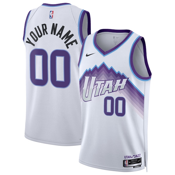 Utah Jazz Nike Unisex Swingman Custom Jersey - Association Edition - White