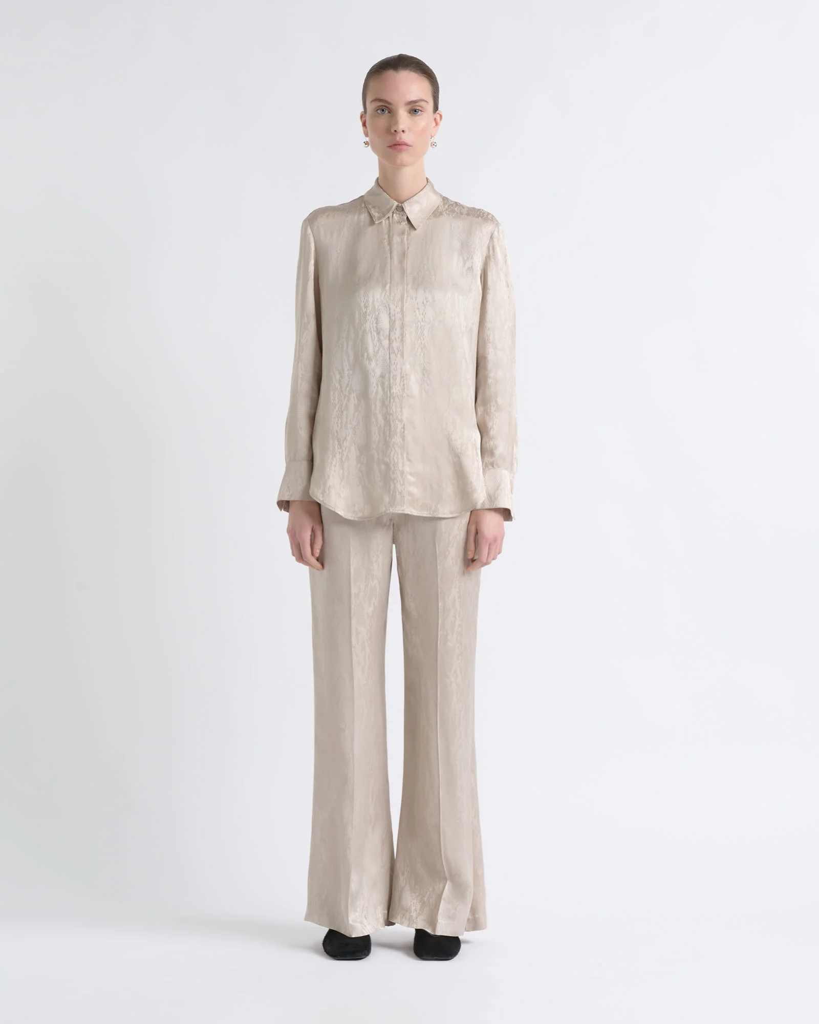Relaxed Fit Jacquard Pant