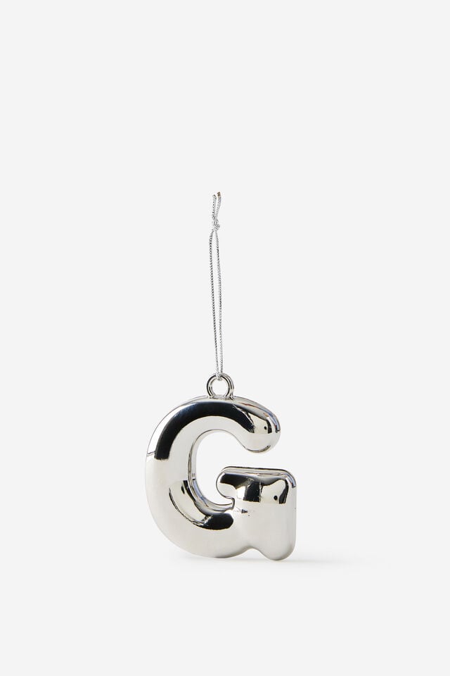 Alphabet Christmas Ornament