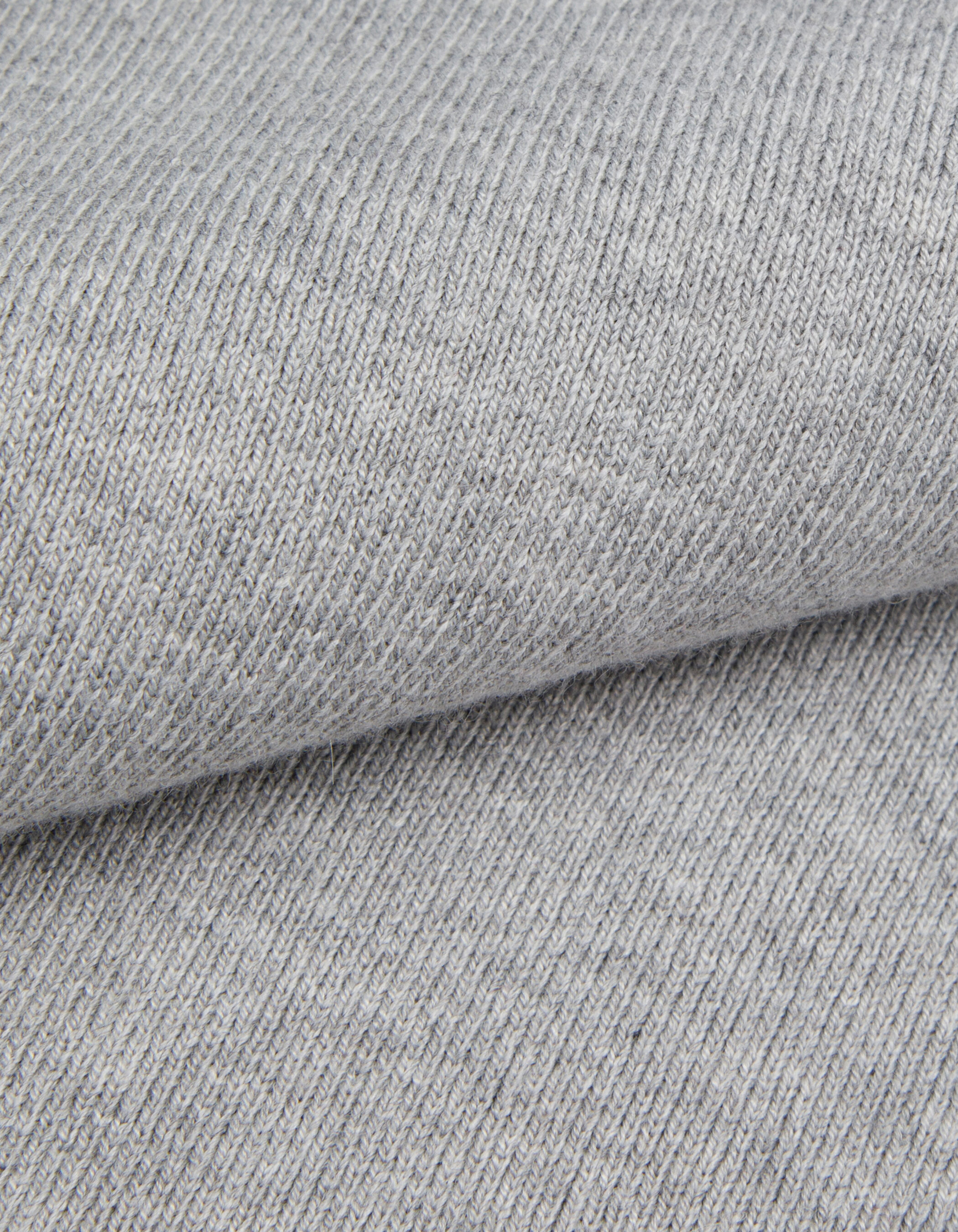 Cardigan zippé gris maille Milano col chemise Homme
