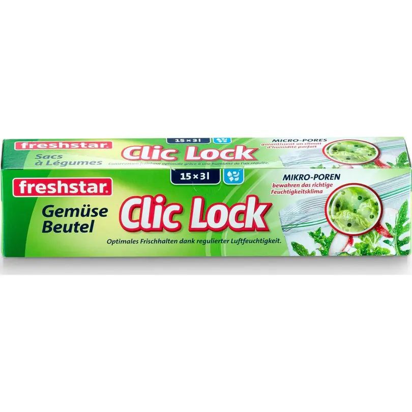 Aufbewahrungssack 15er-Set Clic Lock