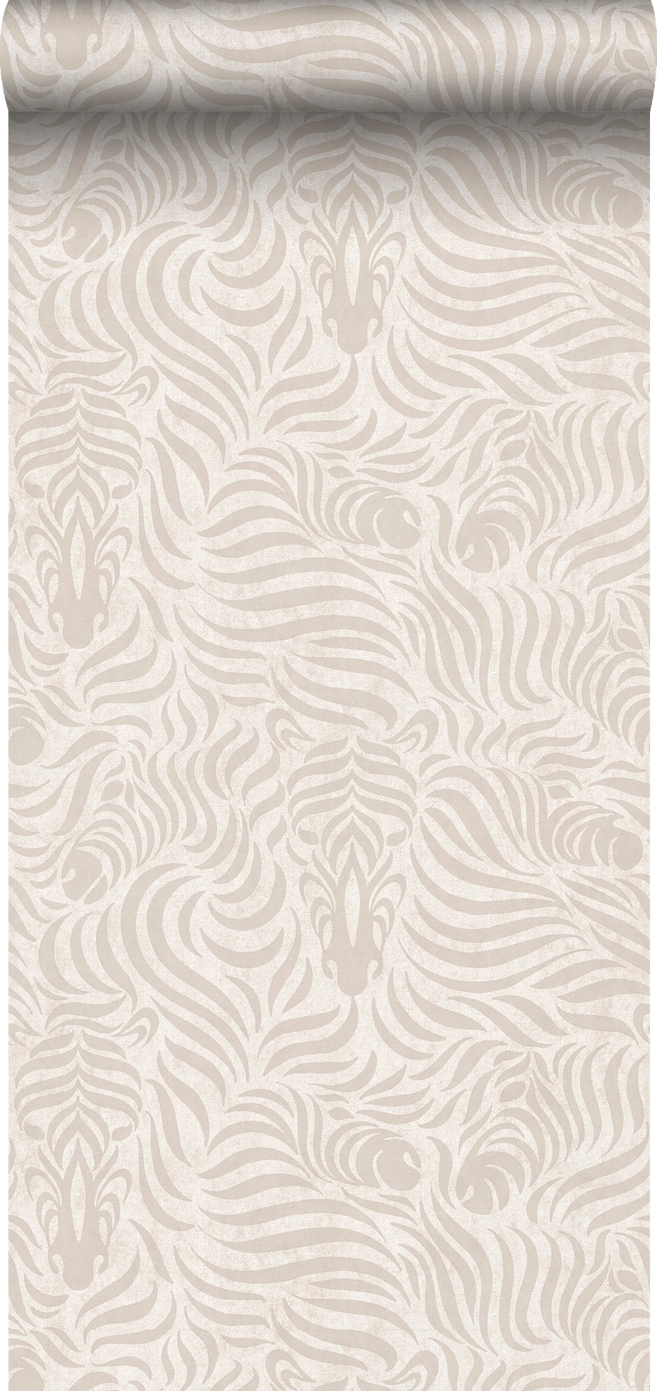 Sanders & Sanders behang zebra's licht crème beige - 53 cm x 10 m - 640518
