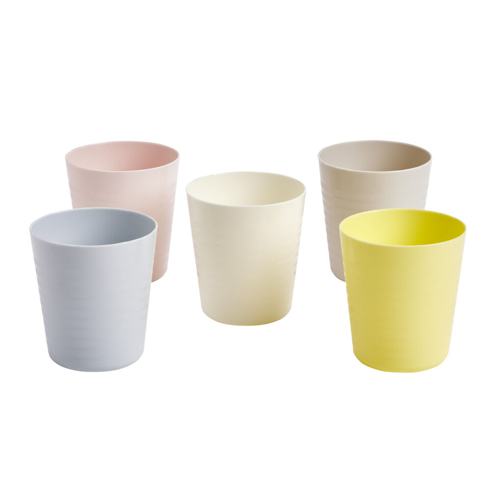 Gobelet pique-nique x5 réutilisable Ø7,5xH8,5cm