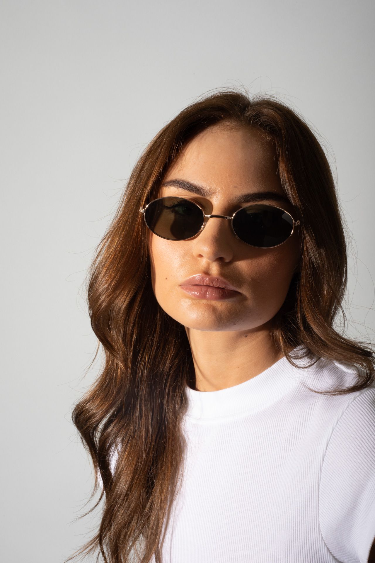 SVNX Retro Round Sunglasses in Gold