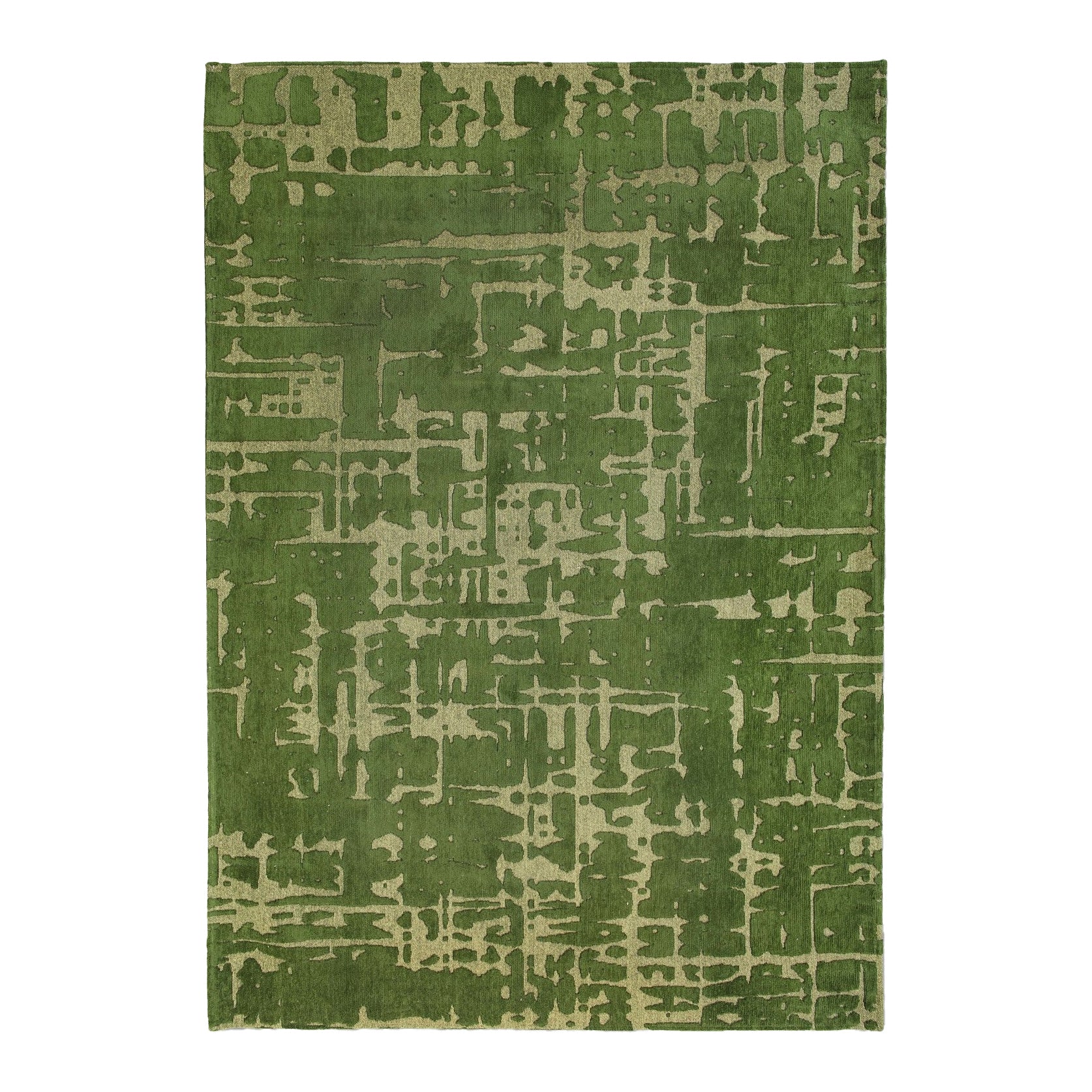 Louis de Poortere Structures Vloerkleed 80 x 150 cm - Perrier's Green