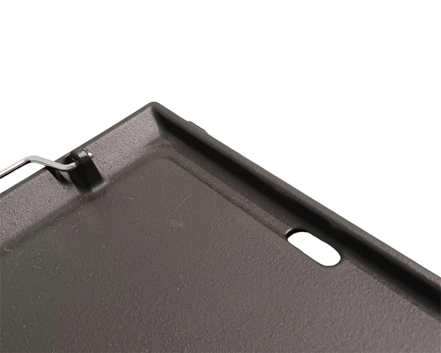 Turbo Matte Vitreous Enamel Cast Iron Hotplate - 250 x 485mm (10")