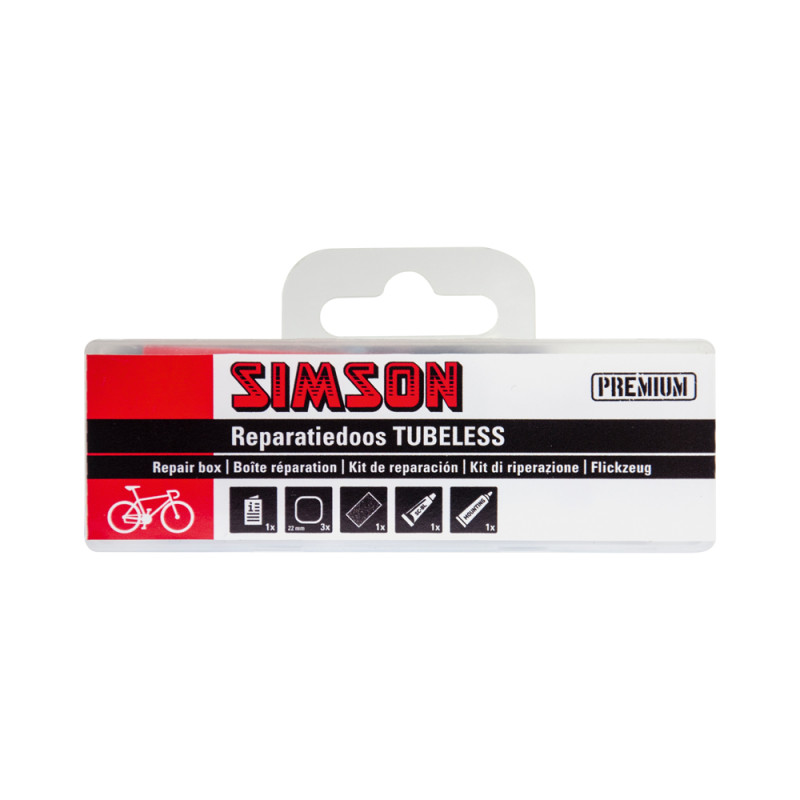 Set de réparation Tubeless pour pneu de vélo