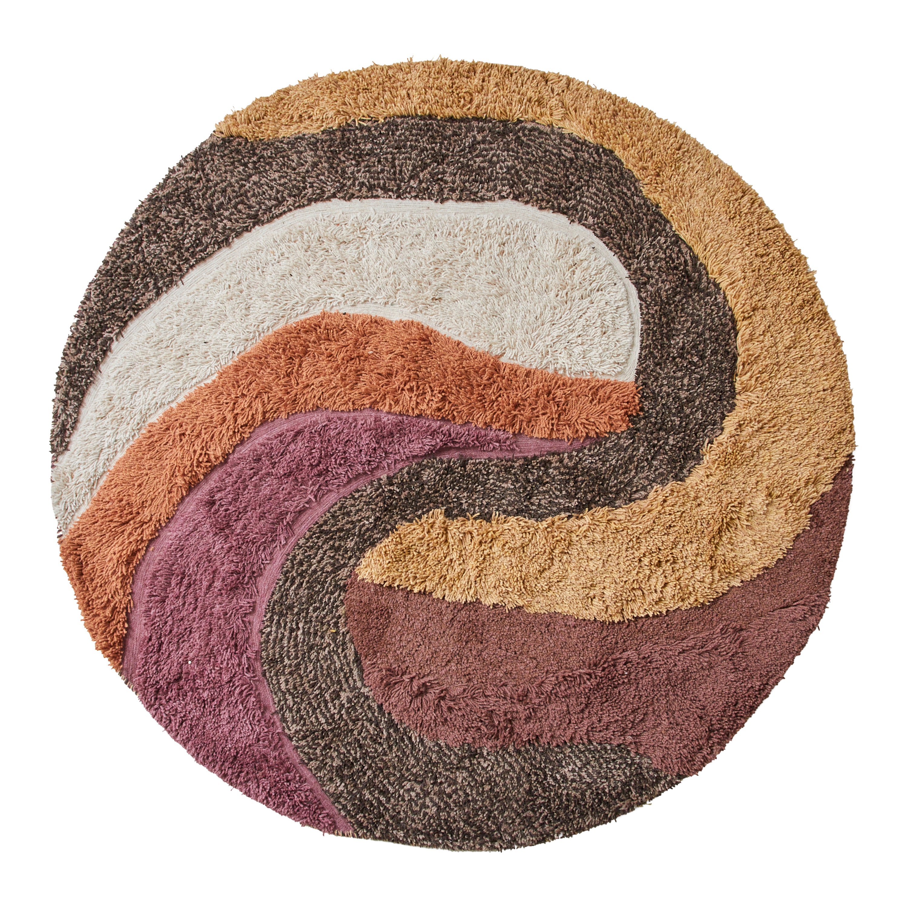 HKliving Tufted Vloerkleed Ø 150 cm - Melange