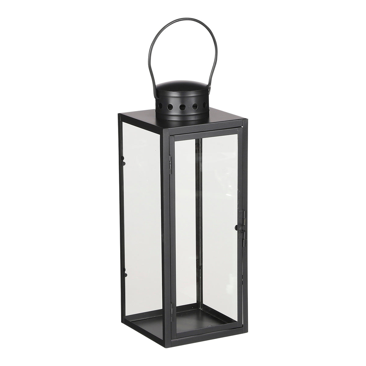 Mica Decorations Arzilla Lantaarn - L14 x B13 x H35 cm - Zwart