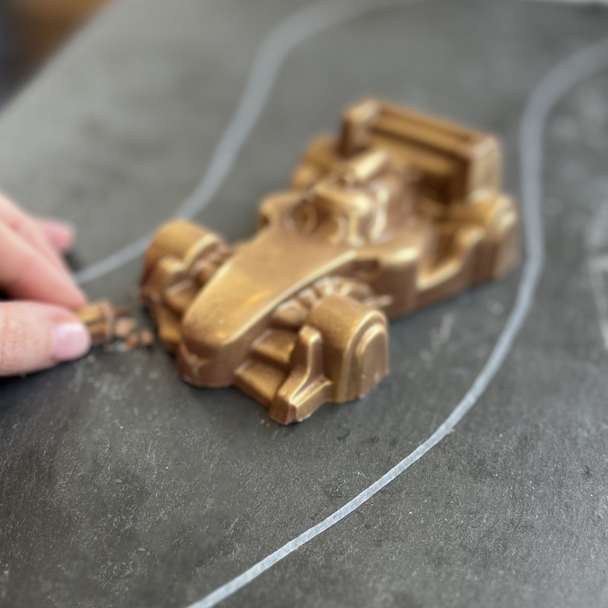 CHOC ON CHOC Chocolate Racing Car