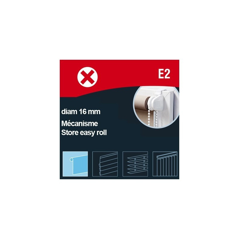 Mécanisme pour store enrouleur Easy D 16mm E2