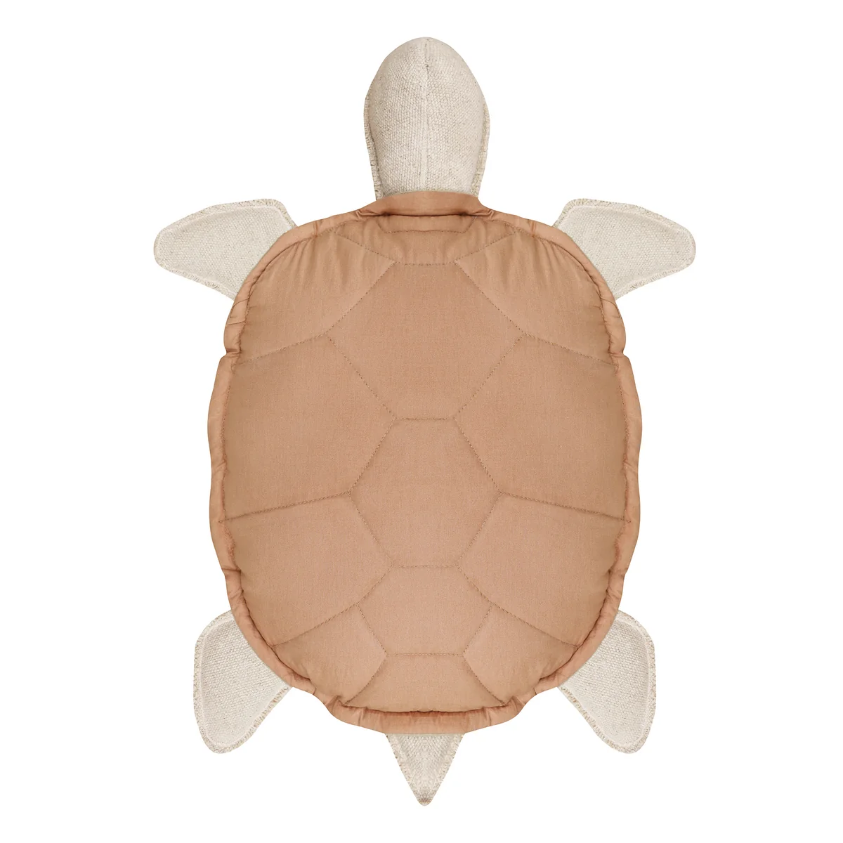 Lorena Canals - Sea Turtle Kissen, 30 x 45 cm, chestnut / natur